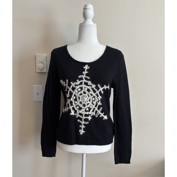 Michael Simon Sweaters - Vintage Michael Simon Sweater Womens‎ Small Holiday Snowflake Ski Wool Angora
